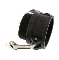 Acoplamiento de polipropileno Camlock DN 75 (3'') R 3'' rosca macho Tipo B MIL-C-27487