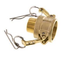 Acoplamiento de latón Camlock DN 20 (3/4'') R 3/4'' rosca macho tipo B MIL-C-27487