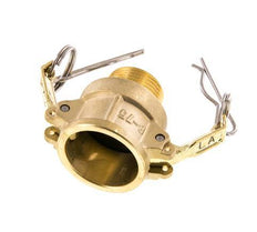 Acoplamiento de latón Camlock DN 20 (3/4'') R 3/4'' rosca macho tipo B MIL-C-27487