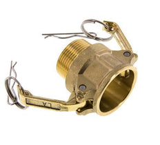 Acoplamiento de latón Camlock DN 32 (1 1/4'') R 1 1/4'' Rosca Macho Tipo B MIL-C-27487