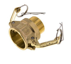 Acoplamiento de latón Camlock DN 32 (1 1/4'') R 1 1/4'' Rosca Macho Tipo B MIL-C-27487