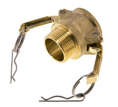 Acoplamiento de latón Camlock DN 32 (1 1/4'') R 1 1/4'' Rosca Macho Tipo B MIL-C-27487