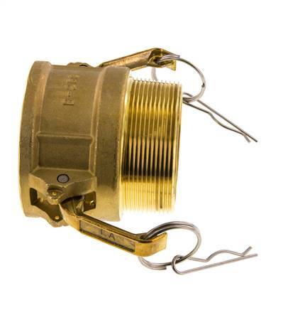 Acoplamiento de latón Camlock DN 60 (2 1/2'') R 2 1/2'' Rosca Macho Tipo B MIL-C-27487