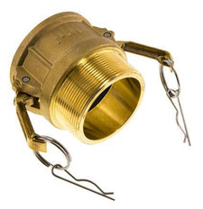 Acoplamiento de latón Camlock DN 60 (2 1/2'') R 2 1/2'' Rosca Macho Tipo B MIL-C-27487