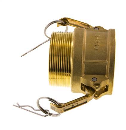 Acoplamiento de latón Camlock DN 60 (2 1/2'') R 2 1/2'' Rosca Macho Tipo B MIL-C-27487