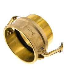 Acoplamiento de latón Camlock DN 90 (4'') R 4'' rosca macho Tipo B MIL-C-27487