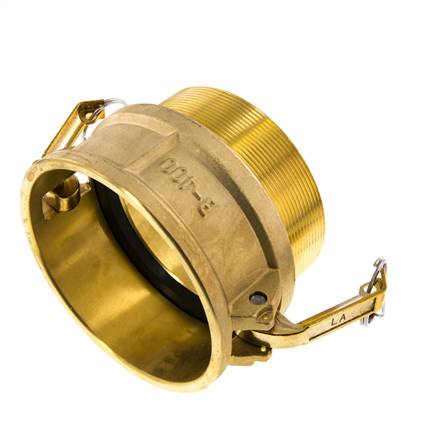 Acoplamiento de latón Camlock DN 140 (6'') R 6'' rosca macho Tipo B MIL-C-27487