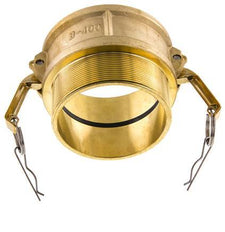 Acoplamiento de latón Camlock DN 90 (4'') R 4'' rosca macho Tipo B MIL-C-27487