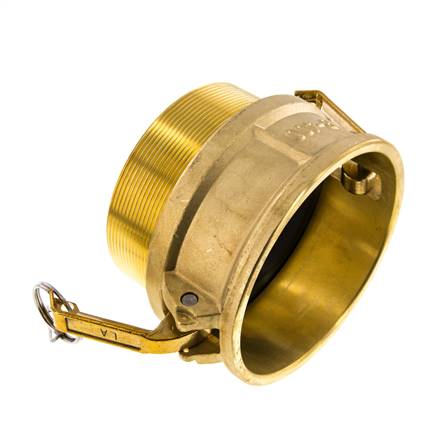 Acoplamiento de latón Camlock DN 140 (6'') R 6'' rosca macho Tipo B MIL-C-27487