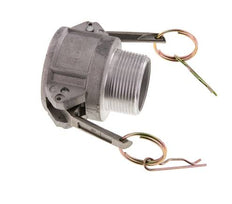 Acoplamiento de aluminio Camlock DN 40 (1 1/2'') R 1 1/2'' Rosca Macho Tipo B MIL-C-27487