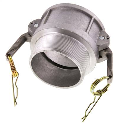 Acoplamiento de aluminio Camlock DN 75 (3'') R 3'' rosca macho tipo B MIL-C-27487