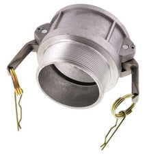Acoplamiento de aluminio Camlock DN 75 (3'') R 3'' rosca macho tipo B MIL-C-27487