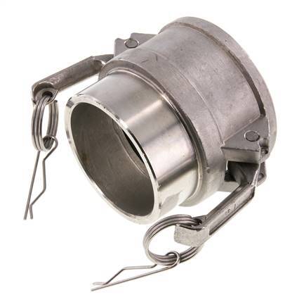 Acoplamiento de acero inoxidable Camlock DN 75 (3'') Extremo para soldar (88,9 mm) Tipo B (AS) MIL-C-27487