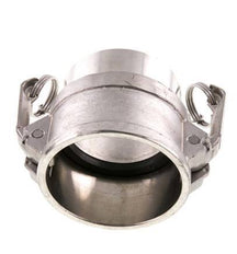 Acoplamiento de acero inoxidable Camlock DN 75 (3'') Extremo para soldar (88,9 mm) Tipo B (AS) MIL-C-27487