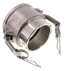 Acoplamiento de acero inoxidable Camlock DN 75 (3'') Extremo para soldar (88,9 mm) Tipo B (AS) MIL-C-27487