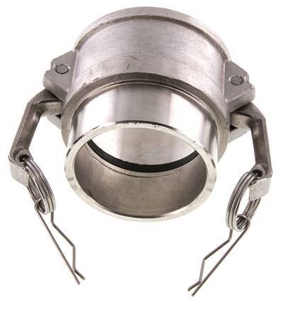 Acoplamiento de acero inoxidable Camlock DN 75 (3'') Extremo para soldar (88,9 mm) Tipo B (AS) MIL-C-27487