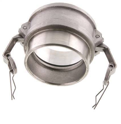 Acoplamiento de acero inoxidable Camlock DN 90 (4'') Extremo para soldar (114,3 mm) Tipo B (AS) MIL-C-27487