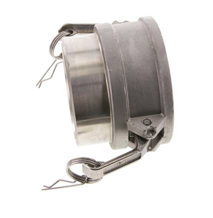 Acoplamiento de acero inoxidable Camlock DN 90 (4'') Extremo para soldar (114,3 mm) Tipo B (AS) MIL-C-27487