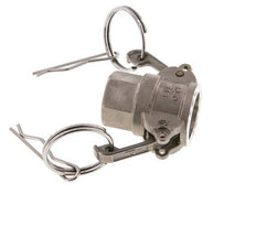 Acoplamiento de acero inoxidable Camlock DN 15 (1/2'') Rp 1/2'' Rosca Hembra Tipo D MIL-C-27487