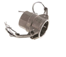 Acoplamiento de acero inoxidable Camlock DN 25 (1'') Rp 1'' Rosca Hembra Tipo D MIL-C-27487