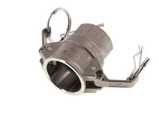 Acoplamiento de acero inoxidable Camlock DN 25 (1'') Rp 1'' Rosca Hembra Tipo D MIL-C-27487