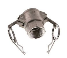 Acoplamiento de acero inoxidable Camlock DN 25 (1'') Rp 1'' Rosca Hembra Tipo D MIL-C-27487