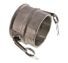 Acoplamiento de acero inoxidable Camlock DN 140 (6'') Rp 6'' Rosca Hembra Tipo D MIL-C-27487