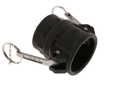Acoplamiento de polipropileno Camlock DN 40 (1 1/2'') Rp 1 1/4'' Rosca hembra Tipo D MIL-C-27487