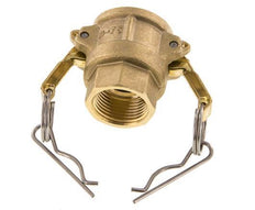 Acoplamiento de latón Camlock DN 20 (3/4'') Rp 3/4'' Hembra Tipo D MIL-C-27487