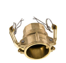 Acoplamiento de latón Camlock DN 32 (1 1/4'') Rp 1 1/4'' Hembra Tipo D MIL-C-27487