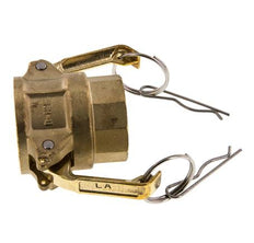 Acoplamiento de latón Camlock DN 32 (1 1/4'') Rp 1 1/4'' Hembra Tipo D MIL-C-27487