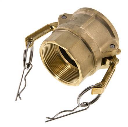 Camlock DN 50 (2'') Brass Coupling Rp 2'' Female Thread Type D MIL-C-27487