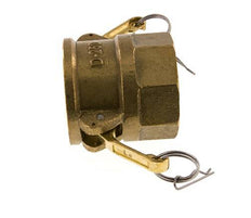 Acoplamiento de latón Camlock DN 60 (2 1/2'') Rp 2 1/2'' Hembra Tipo D MIL-C-27487