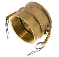 Acoplamiento de latón Camlock DN 90 (4'') Rosca hembra de 4'' Tipo D MIL-C-27487