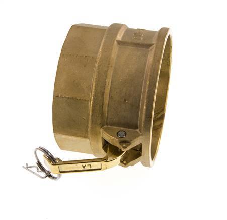 Acoplamiento de latón Camlock DN 90 (4'') Rosca hembra de 4'' Tipo D MIL-C-27487