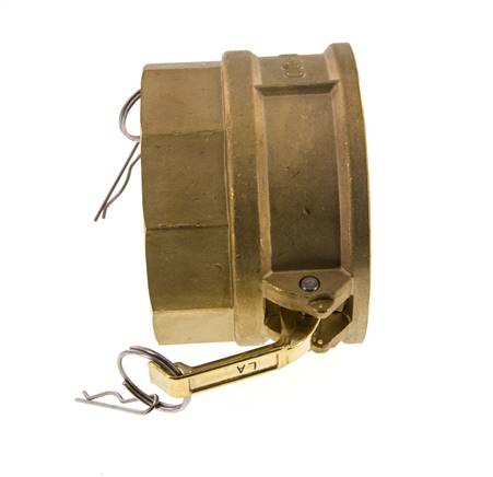 Acoplamiento de latón Camlock DN 90 (4'') Rosca hembra de 4'' Tipo D MIL-C-27487
