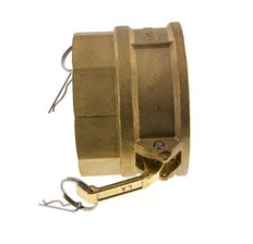 Acoplamiento de latón Camlock DN 90 (4'') Rosca hembra de 4'' Tipo D MIL-C-27487