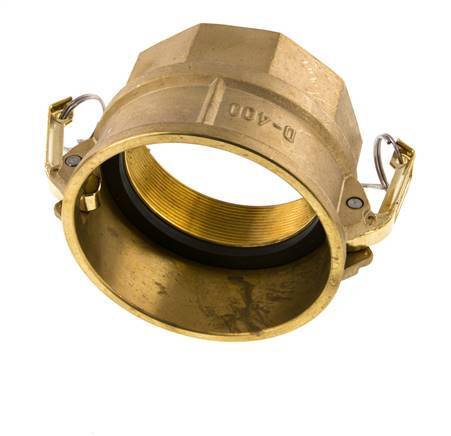 Acoplamiento de latón Camlock DN 90 (4'') Rosca hembra de 4'' Tipo D MIL-C-27487