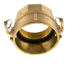 Acoplamiento de latón Camlock DN 90 (4'') Rosca hembra de 4'' Tipo D MIL-C-27487