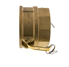 Acoplamiento de latón Camlock DN 90 (4'') Rosca hembra de 4'' Tipo D MIL-C-27487