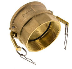 Acoplamiento de latón Camlock DN 90 (4'') Rosca hembra de 4'' Tipo D MIL-C-27487