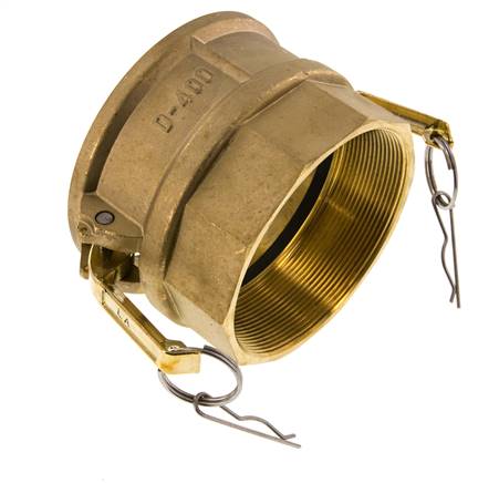 Acoplamiento de latón Camlock DN 140 (6'') Rosca hembra de 6'' Tipo D MIL-C-27487