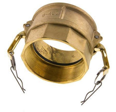 Acoplamiento de latón Camlock DN 90 (4'') Rosca hembra de 4'' Tipo D MIL-C-27487