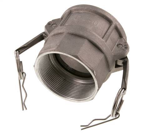 Camlock DN 60 (2 1/2'') Aluminium Coupling Rp 2 1/2'' Female Thread Type D MIL-C-27487