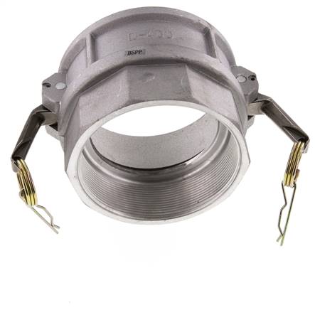 Acoplamiento de aluminio Camlock DN 140 (6'') Rp 6'' Rosca Hembra Tipo D MIL-C-27487