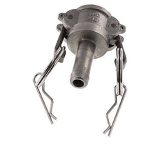 Acoplamiento de acero inoxidable Camlock DN 15 (1/2'') Pilar de manguera (13 mm) Tipo C MIL-C-27487