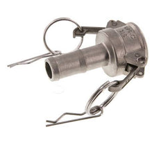 Acoplamiento de acero inoxidable Camlock DN 20 (3/4'') Pilar de manguera (19 mm) Tipo C MIL-C-27487