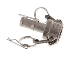 Acoplamiento de acero inoxidable Camlock DN 20 (3/4'') Pilar de manguera (19 mm) Tipo C MIL-C-27487