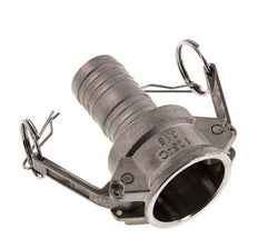 Acoplamiento de acero inoxidable Camlock DN 32 (1 1/4'') Pilar de manguera (32 mm) Tipo C MIL-C-27487