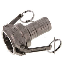 Acoplamiento de acero inoxidable Camlock DN 32 (1 1/4'') Pilar de manguera (32 mm) Tipo C MIL-C-27487